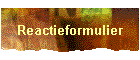 Reactieformulier